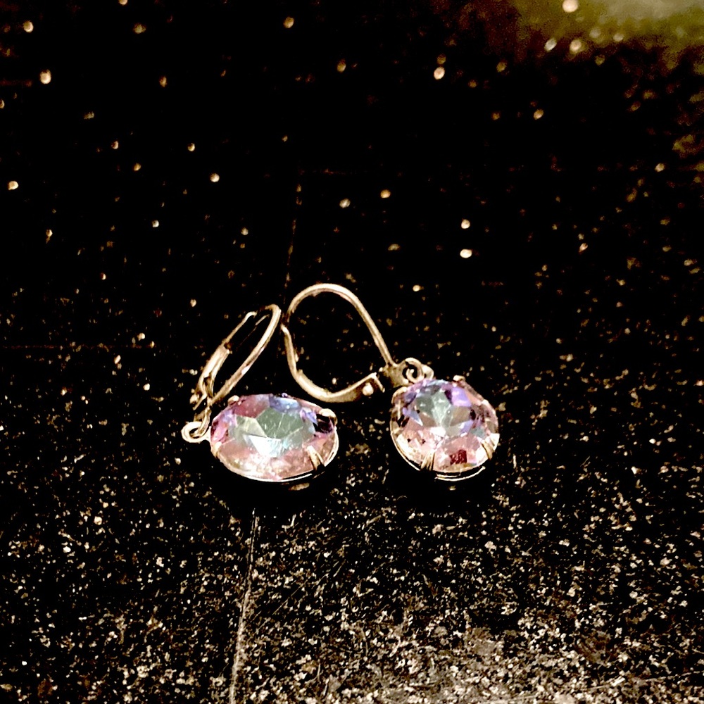 Aurora Borealis crystal shimmer earrings